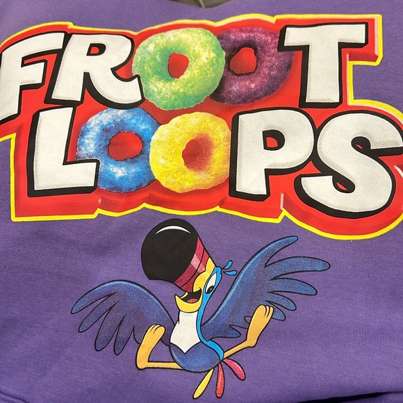 Kellogg’s Fruit Loops Hoodie Unisex NWOT - Picture 4 of 6